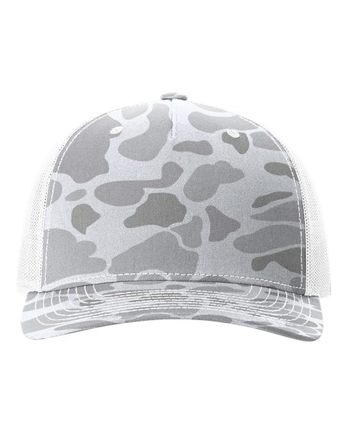 Printed Five-Panel Trucker Cap